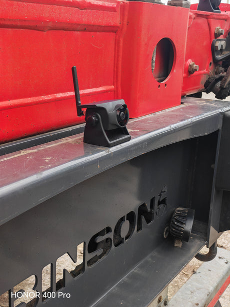 Rear view camera kit detail