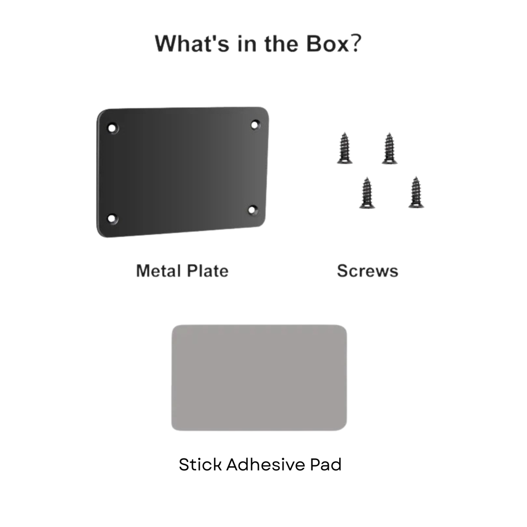 Magnetic Camera metal Fixing Plate for Aluminium,Caravan,RV,Plastic Vehicle base - Inc VAT