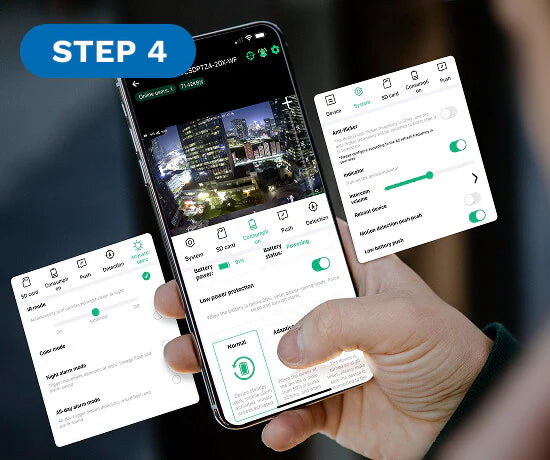 Personalize the settings