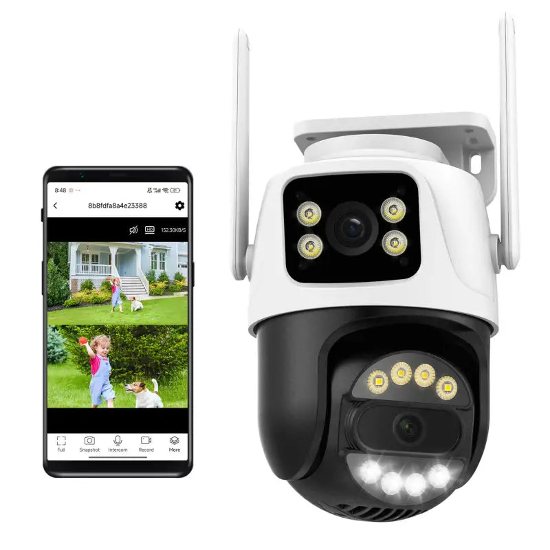 VISION 1 HOME - Dual Lens Outdoor Wireless Security Camera