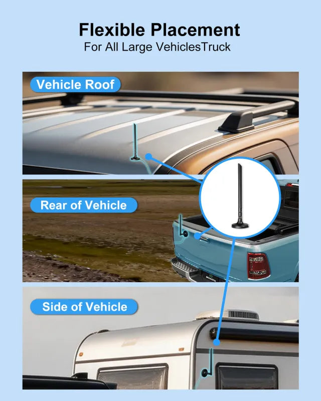Foldable 5dBi Magnetic Truck RV  Antenna