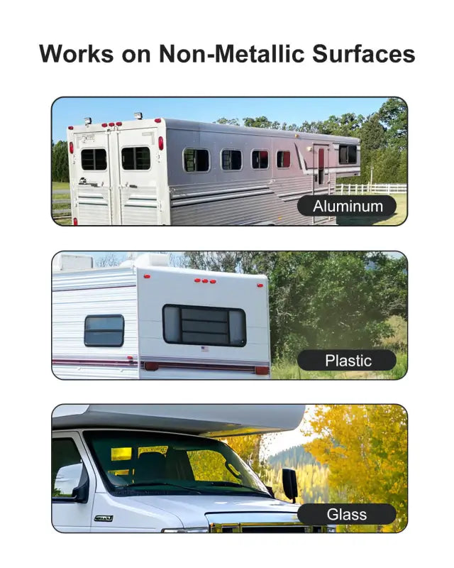Magnetic Camera metal Fixing Plate for Aluminium,Caravan,RV,Plastic Vehicle base - Inc VAT