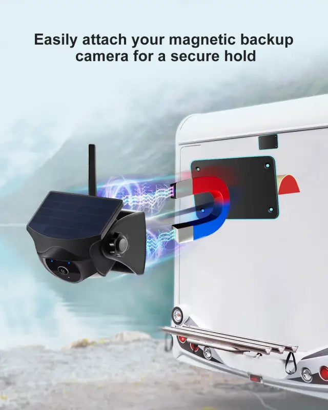 Magnetic Camera metal Fixing Plate for Aluminium,Caravan,RV,Plastic Vehicle base - Inc VAT