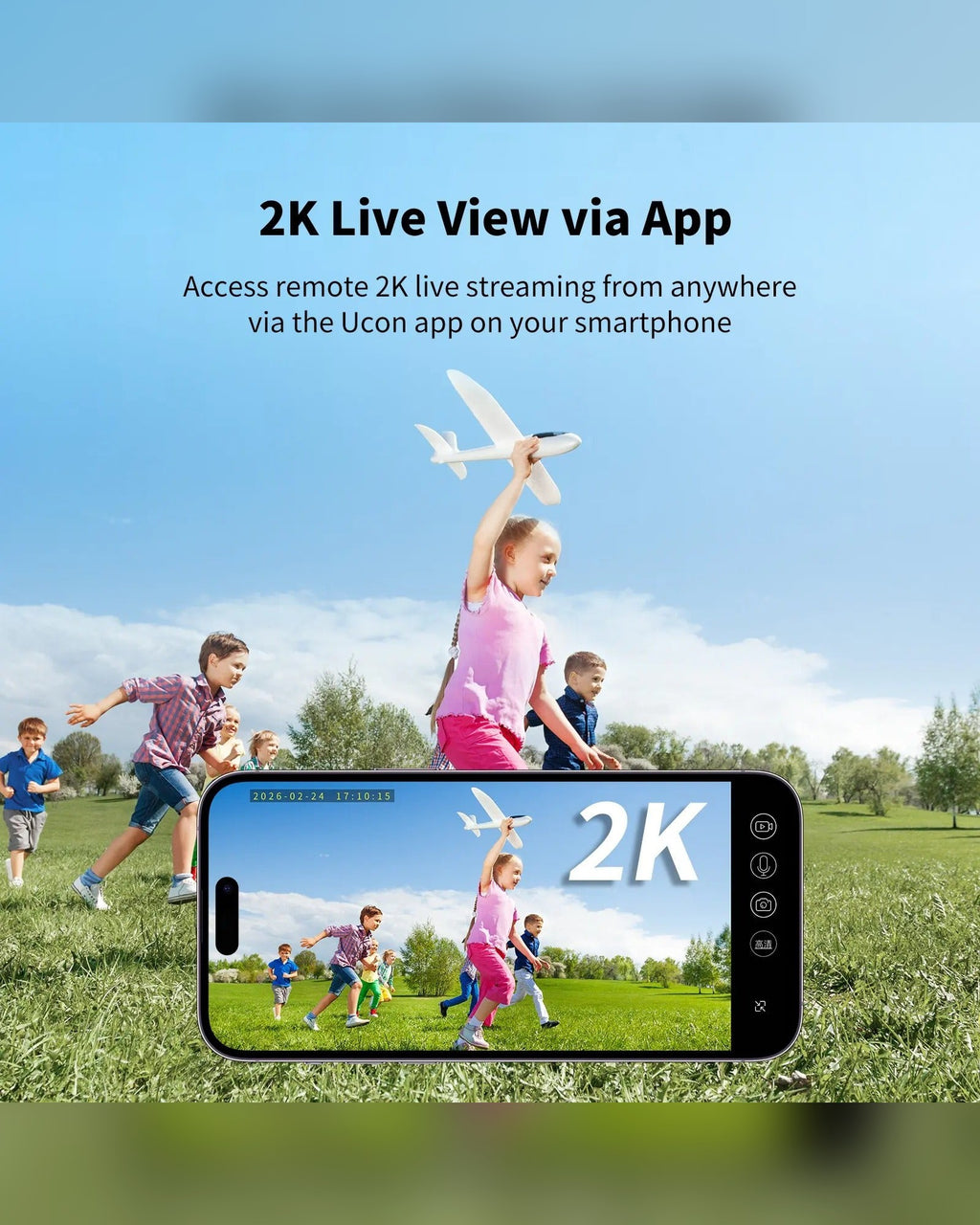 2K live view via the phone app
