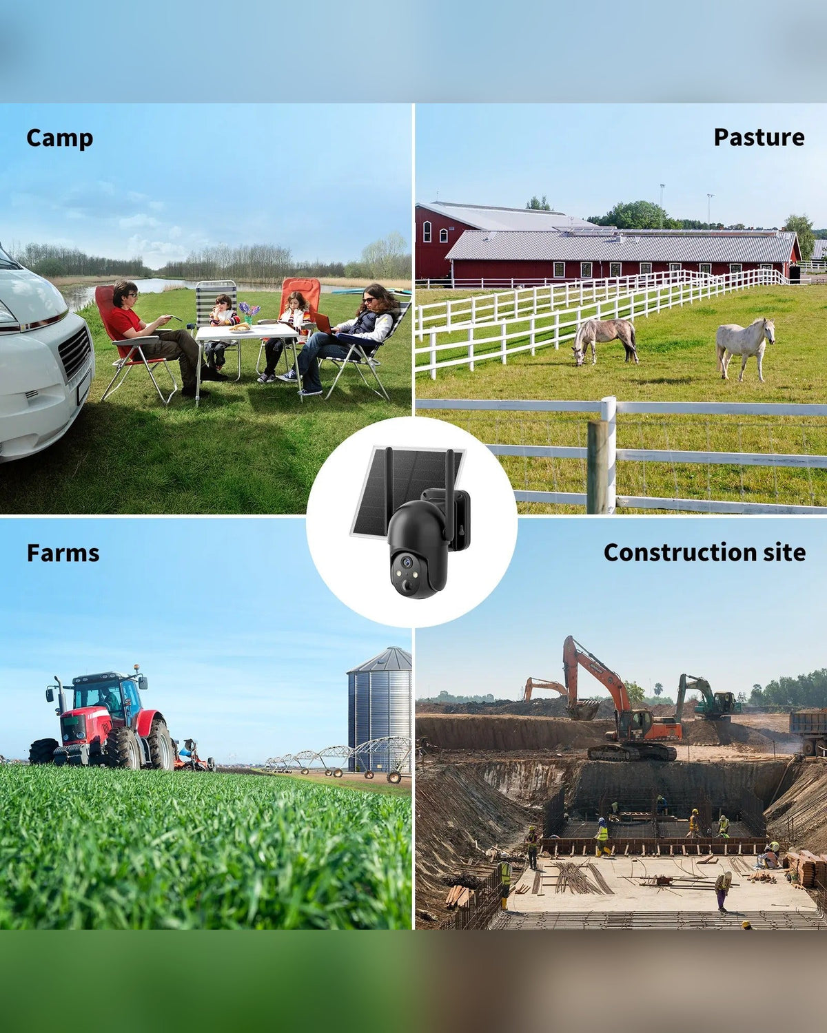 Built for farms, pasture, camps and construction sites
