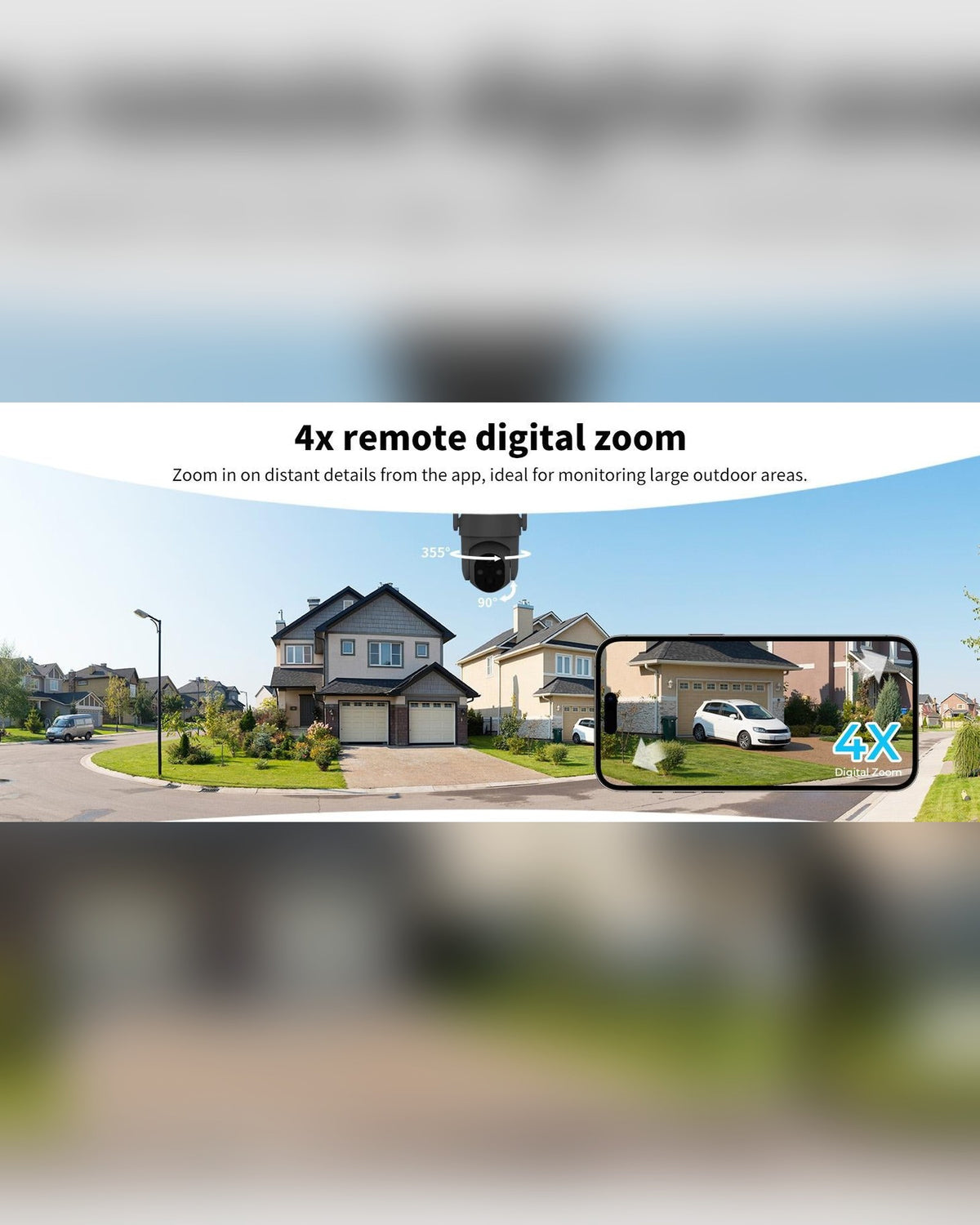 4x remote digital zoom