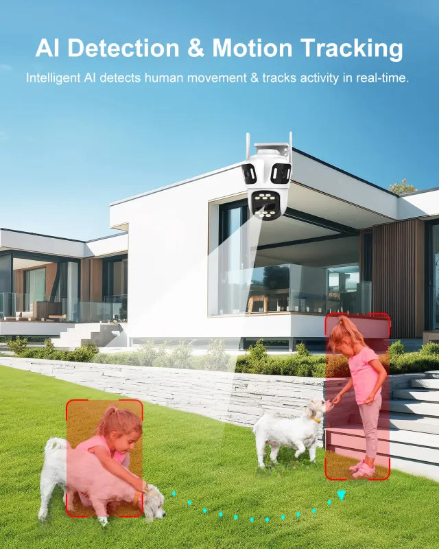 VISION 1 HOME - Triple Lens -  Security Camera