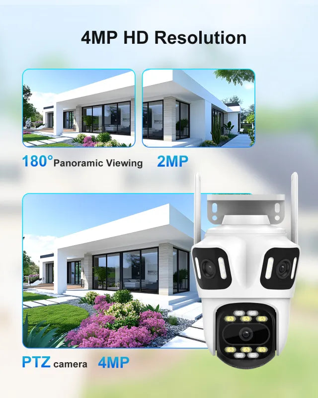VISION 1 HOME - Triple Lens -  Security Camera - Inc VAT