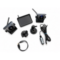 Wireless camera kit Plus 2x Cameras + Monitor Windshield Suction Mount